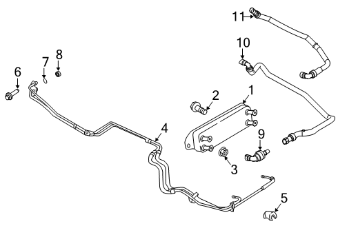 2018 Ford F-350 Super Duty Tube Diagram for HC3Z-7A031-A