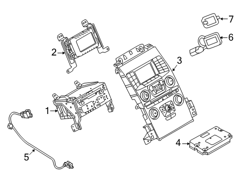 2014 Ford Special Service Police Sedan Sound System Diagram 2 - Thumbnail