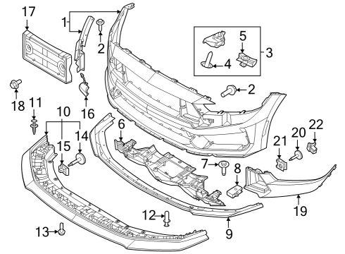 2024 Ford Mustang NUT AND WASHER ASY - CASTLE Diagram for -W717649-S450