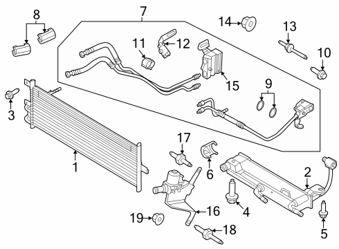 2024 Ford Mustang Trans Oil Cooler Diagram 3 - Thumbnail