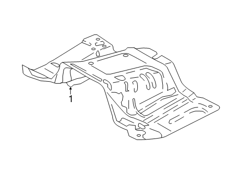 2018 Lincoln Navigator Heat & Sound Insulators Diagram