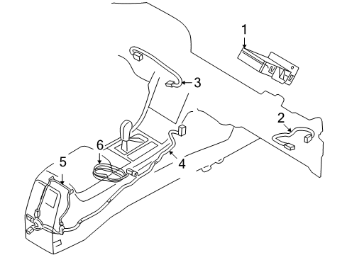 2012 Lincoln MKS Electrical Components Diagram 3 - Thumbnail