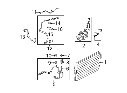 2008 Mercury Mariner Switches & Sensors Diagram 1 - Thumbnail