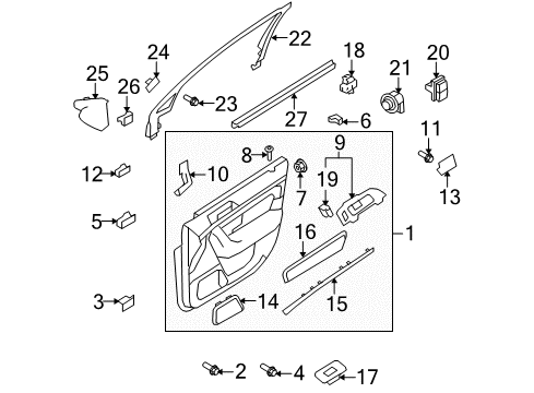 2011 Lincoln MKS Mirrors, Electrical Diagram 1 - Thumbnail