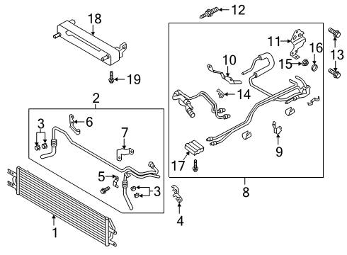 2022 Ford Police Interceptor Utility Oil Cooler Diagram 2 - Thumbnail