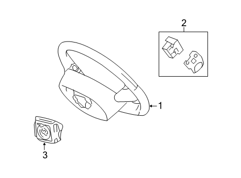 2008 Ford Taurus Switch Assembly - Control Diagram for 8G1Z-9C888-DA