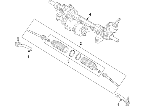 2021 Lincoln Aviator Steering Column & Wheel, Steering Gear & Linkage Diagram 5 - Thumbnail