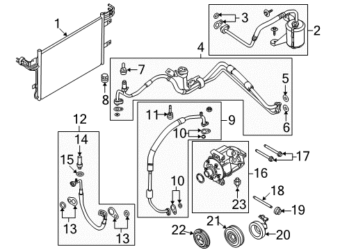 2012 Lincoln MKS Switches & Sensors Diagram 1 - Thumbnail