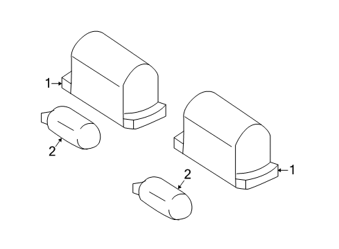 2020 Ford Edge Bulbs Diagram