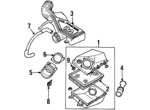 1992 Ford Crown Victoria Air Inlet Diagram