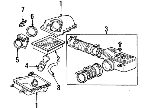 1996 Ford Crown Victoria Air Inlet Diagram