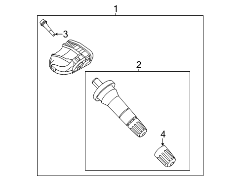 2021 Ford Escape Tire Pressure Monitoring Diagram