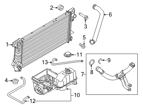 2014 Ford F-150 Radiator & Components Diagram 2 - Thumbnail