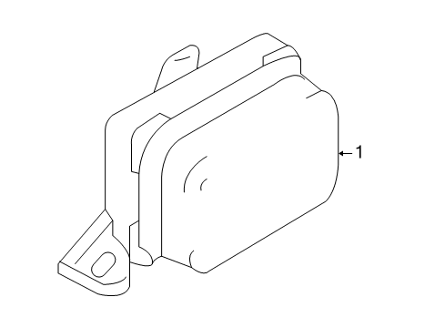 2011 Ford Escape Sensor Assembly Diagram for 8L8Z-3C187-A