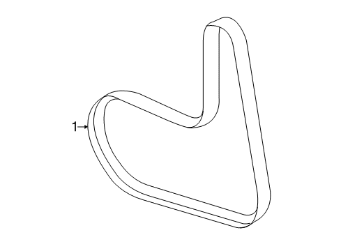 2013 Ford Fiesta Belts & Pulleys Diagram