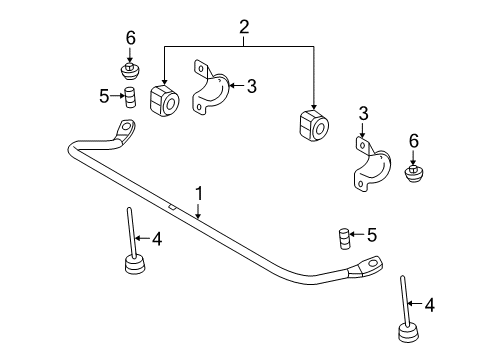 2009 Ford Focus Shackle Assembly Diagram for YS4Z-5776-AA