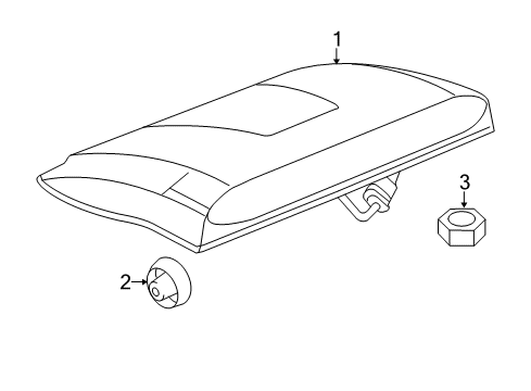 2011 Ford Transit Connect High Mount Lamps Diagram