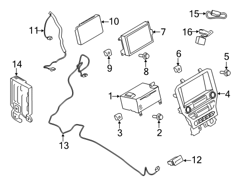 2023 Ford Mustang Controls - Instruments & Gauges Diagram