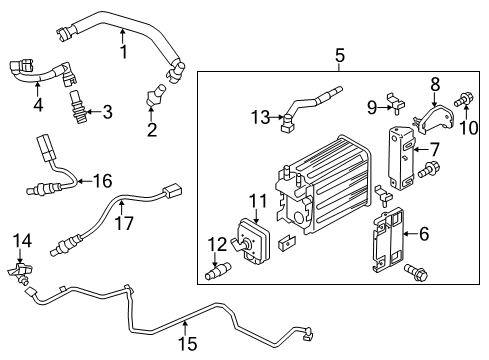 2013 Ford F-150 Emission Components Diagram 2 - Thumbnail