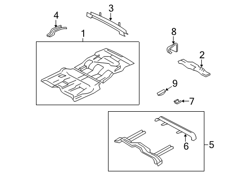 2004 Lincoln Navigator Rear Body Diagram