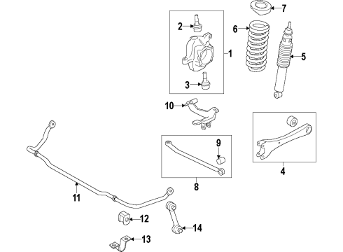 2016 Ford F-250 Super Duty Hub And Bearing Assembly - Wheel Diagram for DC3Z-1104-A