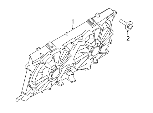 2015 Ford F-150 Cooling System, Radiator, Water Pump, Cooling Fan Diagram 1 - Thumbnail