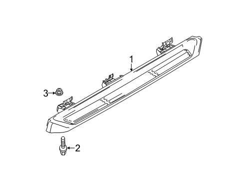 2010 Ford Expedition Step Assembly Diagram for 7L1Z-16451-AA