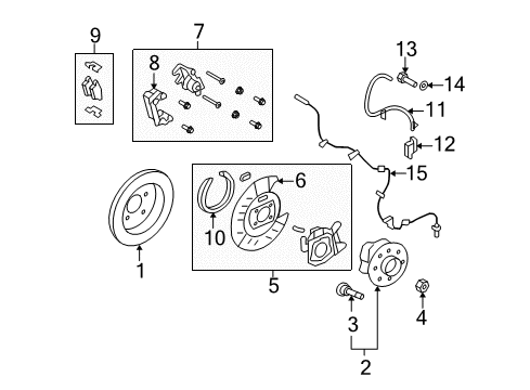 2009 Ford Edge Anti-Lock Brakes Diagram 4 - Thumbnail