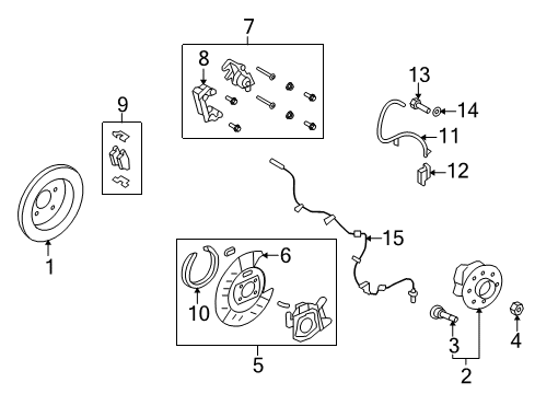 2009 Lincoln MKX Anti-Lock Brakes Diagram 4 - Thumbnail