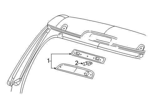 2005 Ford Freestyle High Mount Lamps Diagram