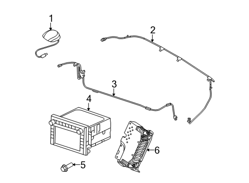 2009 Ford E-150 Navigation System Diagram