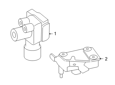 2005 Ford Escape Anti-Lock Brakes Diagram 1 - Thumbnail