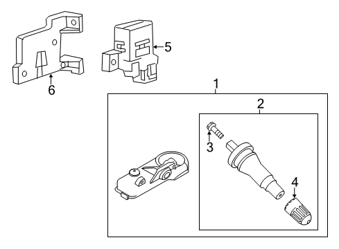 2012 Ford F-350 Super Duty Tire Pressure Monitoring, Electrical Diagram