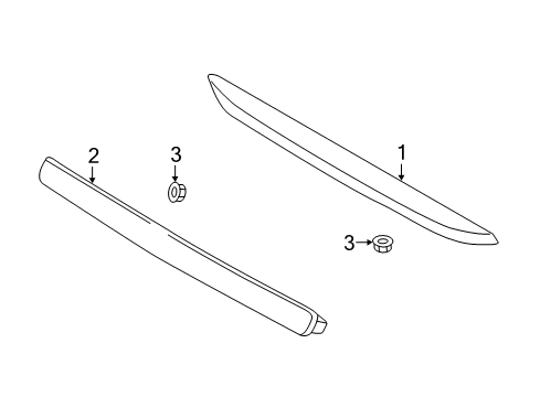 2023 Ford Mustang High Mount Lamps Diagram