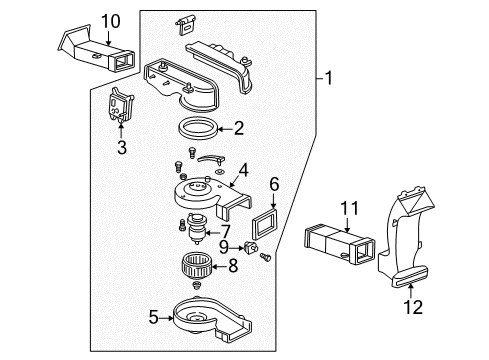 1997 Ford Expedition Air Distribution System Diagram