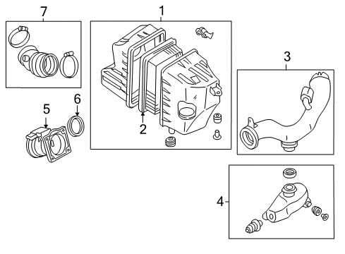 2002 Ford Escape Air Intake Diagram