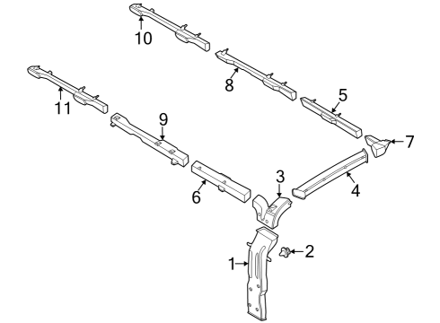 2022 Ford Transit-350 HD Ducts & Louver Diagram 6 - Thumbnail