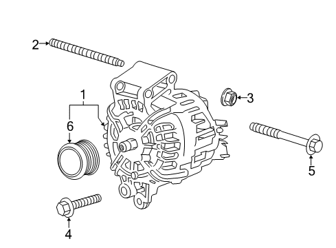 2018 Ford Fiesta Alternator Diagram 3 - Thumbnail