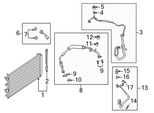 2023 Ford Maverick Switches & Sensors Diagram 1 - Thumbnail