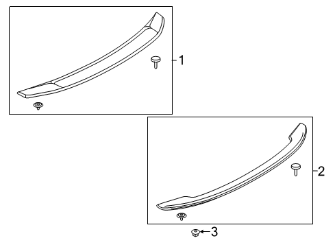 2016 Ford Special Service Police Sedan Rear Spoiler Diagram