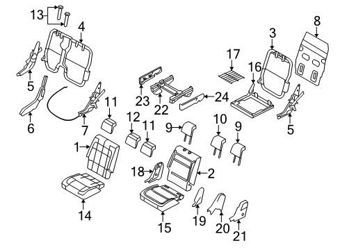 2010 Ford Flex Second Row Seats Diagram