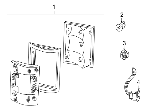 2001 Ford Excursion Combination Lamps Diagram