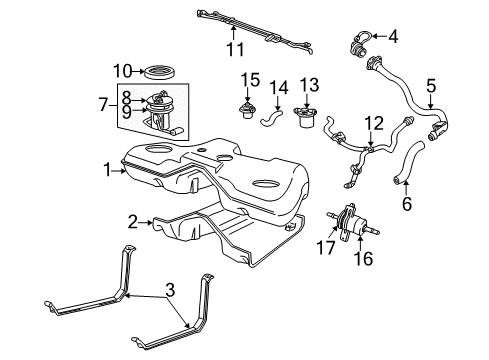 2000 Lincoln LS Filters Diagram 5 - Thumbnail