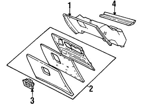 1996 Ford Crown Victoria Glove Box Diagram