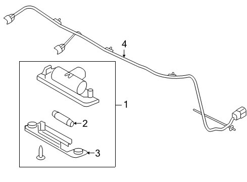 2009 Mercury Sable Wiring Assembly Diagram for 8T5Z-13412-A