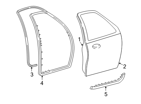 2004 Lincoln Navigator Front Door Diagram