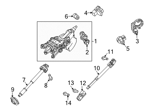 2014 Ford Mustang Ignition Lock Diagram