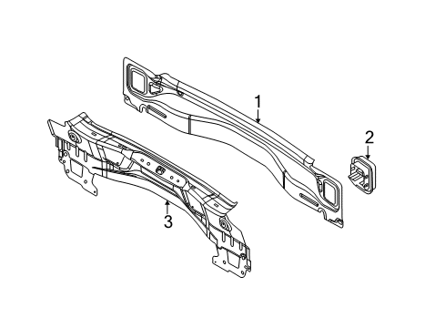 2015 Ford Focus Rear Body Diagram 2 - Thumbnail