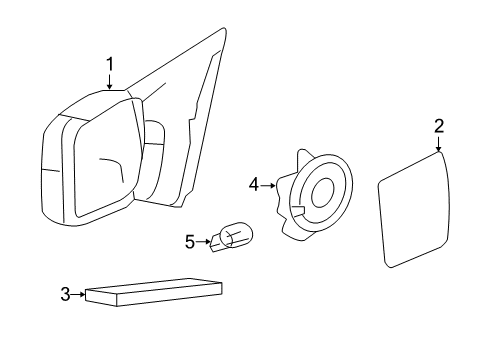 2006 Lincoln Mark LT Mirrors, Electrical Diagram 2 - Thumbnail