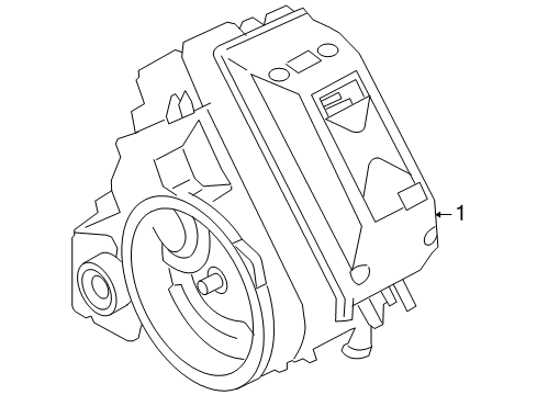 2006 Ford Escape Automatic Transmission Assembly Diagram for 5M6Z-7000-B